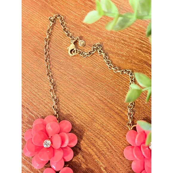 Jcrew Pink Flower Necklace - Picture 7 of 10